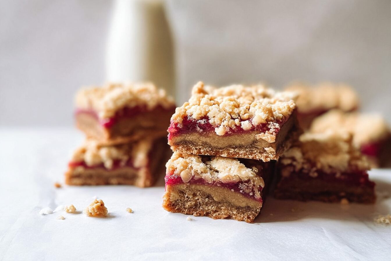 Peanut Butter Jelly Bars