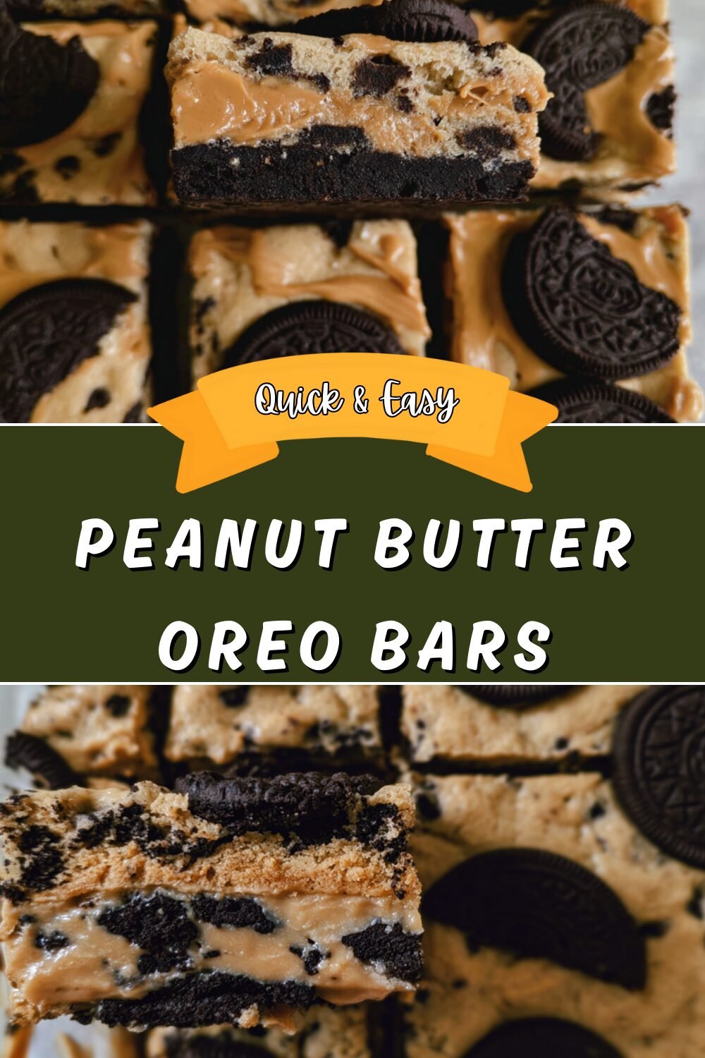 Peanut Butter Oreo Bars