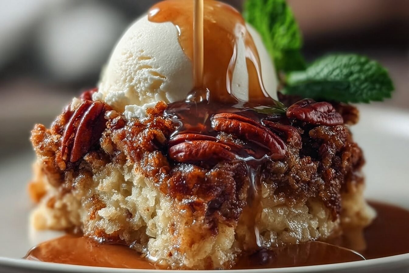 Pecan Pie Dump Cake