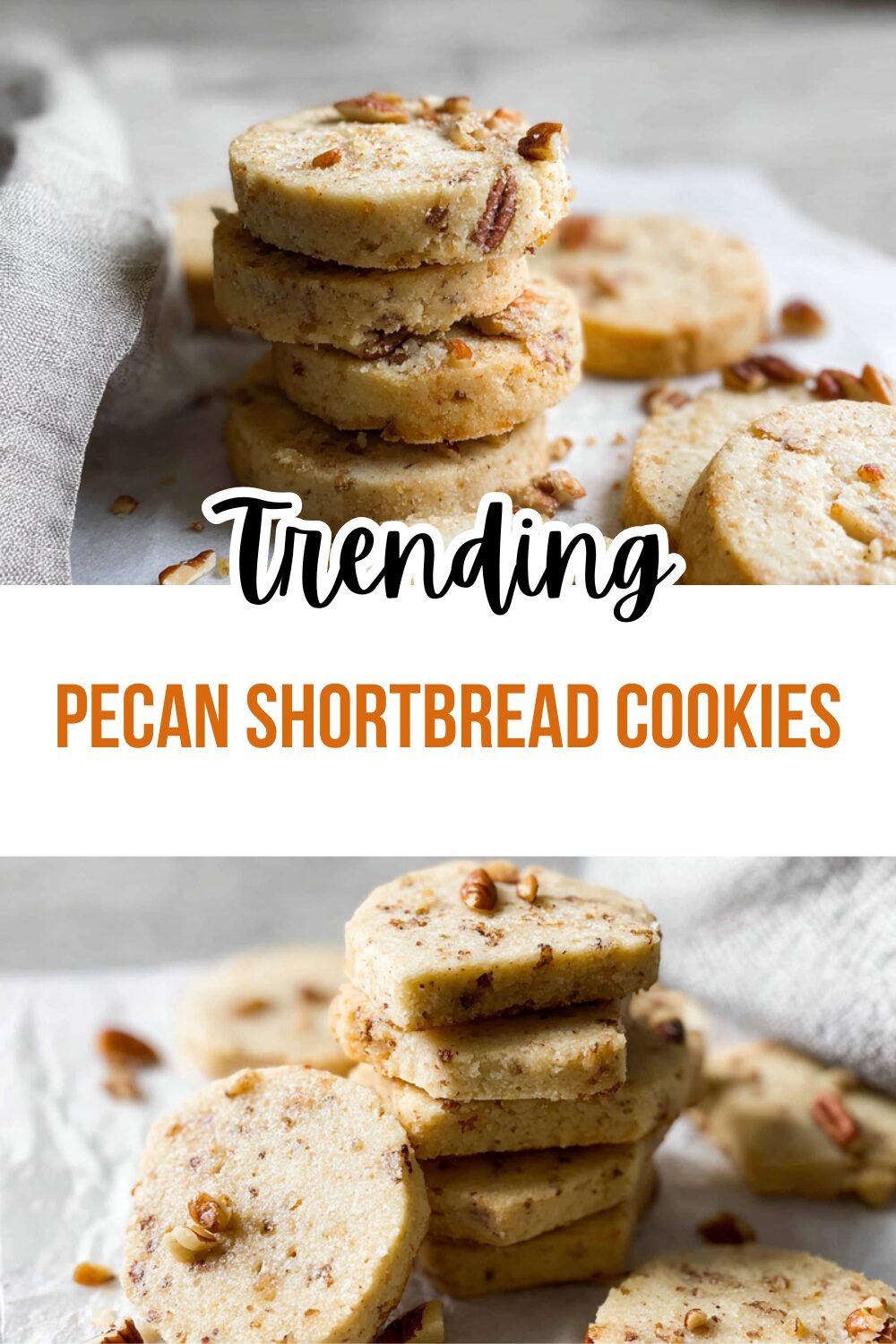 Pecan Shortbread Cookies