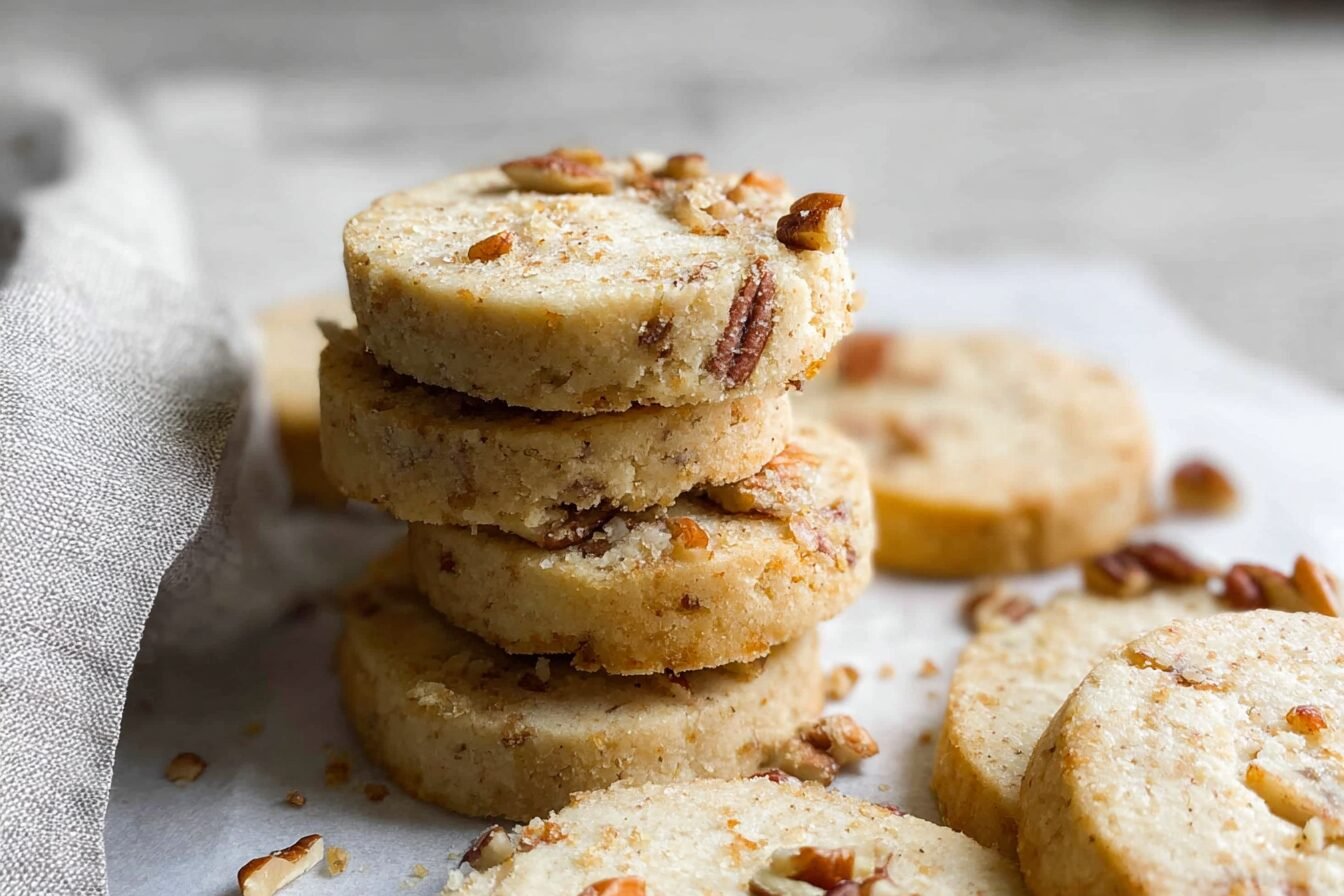 Pecan Shortbread Cookies
