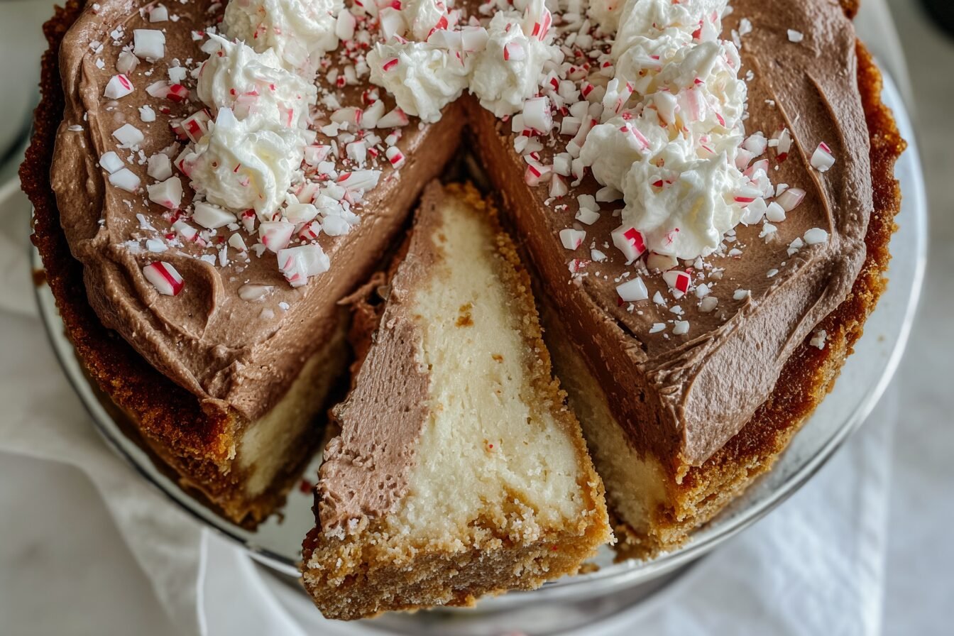 Peppermint Mocha Cheesecake