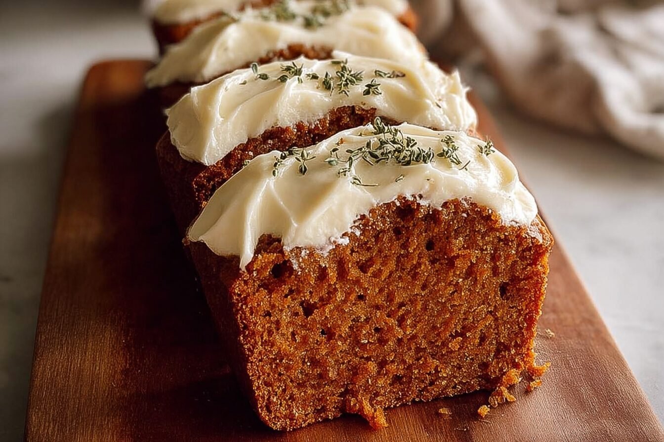 Pumpkin Bread Cream Cheese