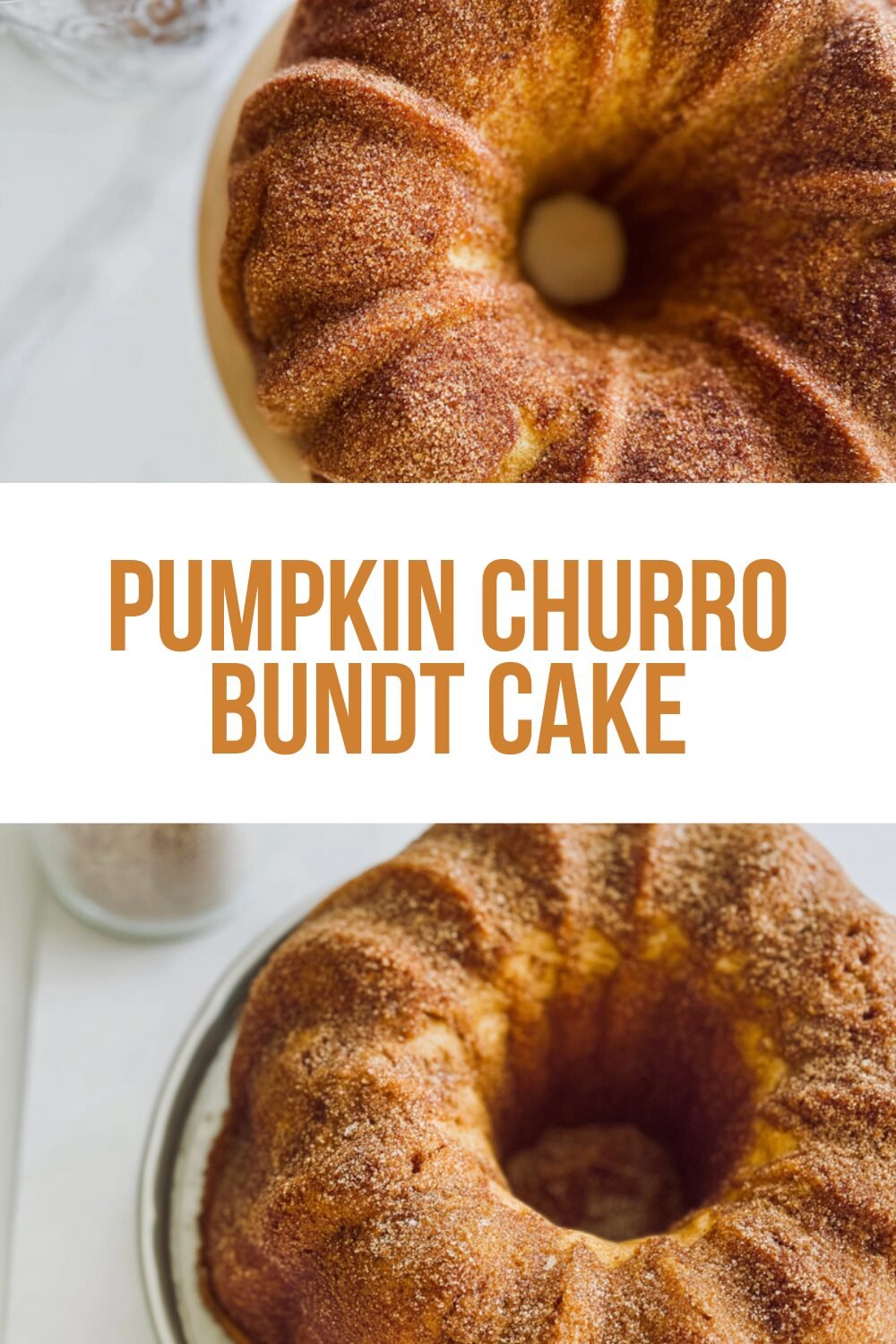 Pumpkin Churro Bundt Cake