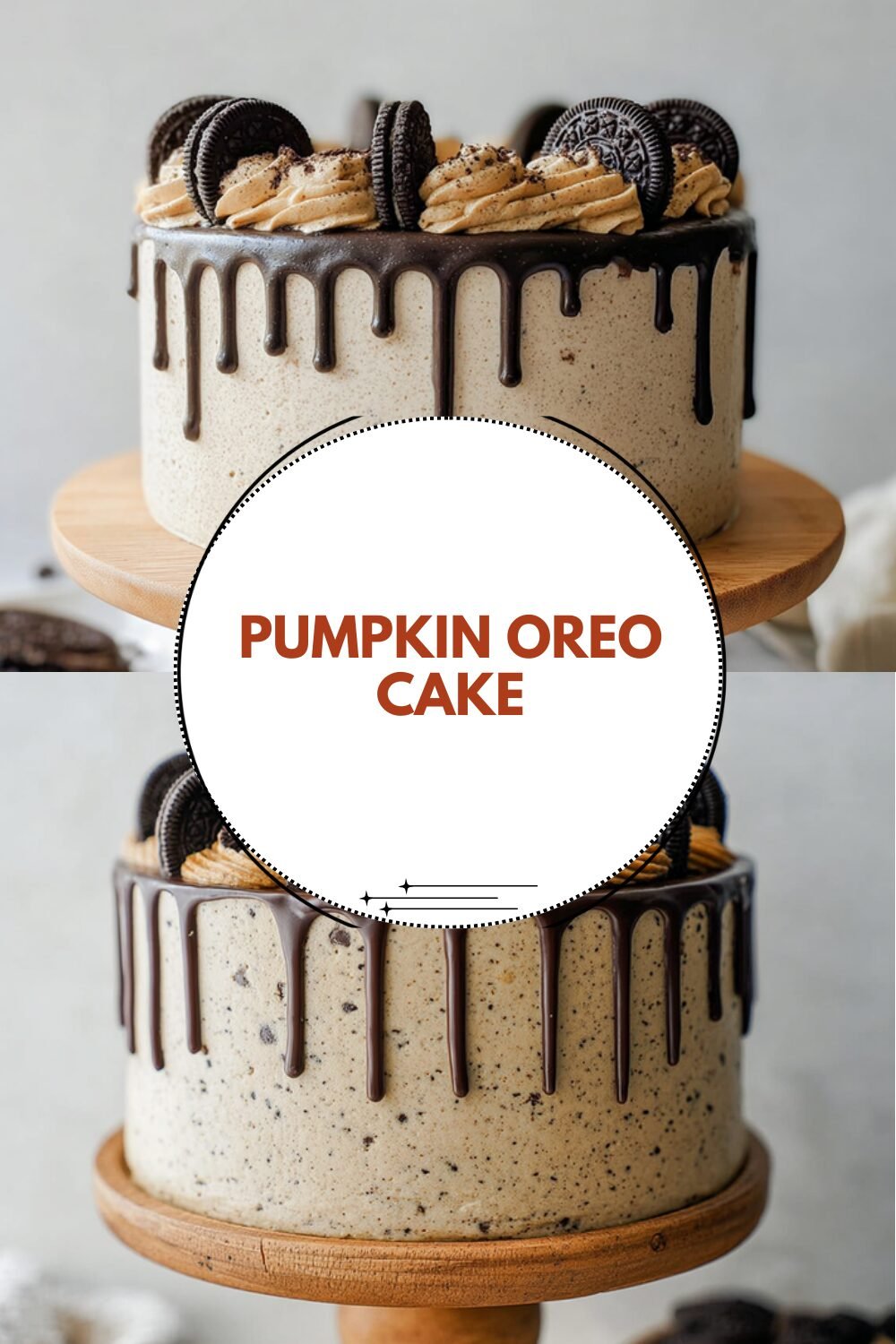Pumpkin Oreo Cake