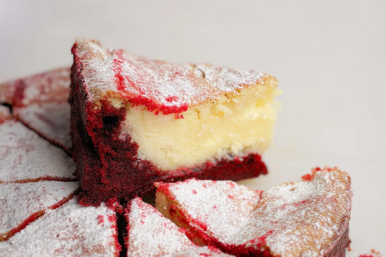 Red Velvet Gooey Butter Cake