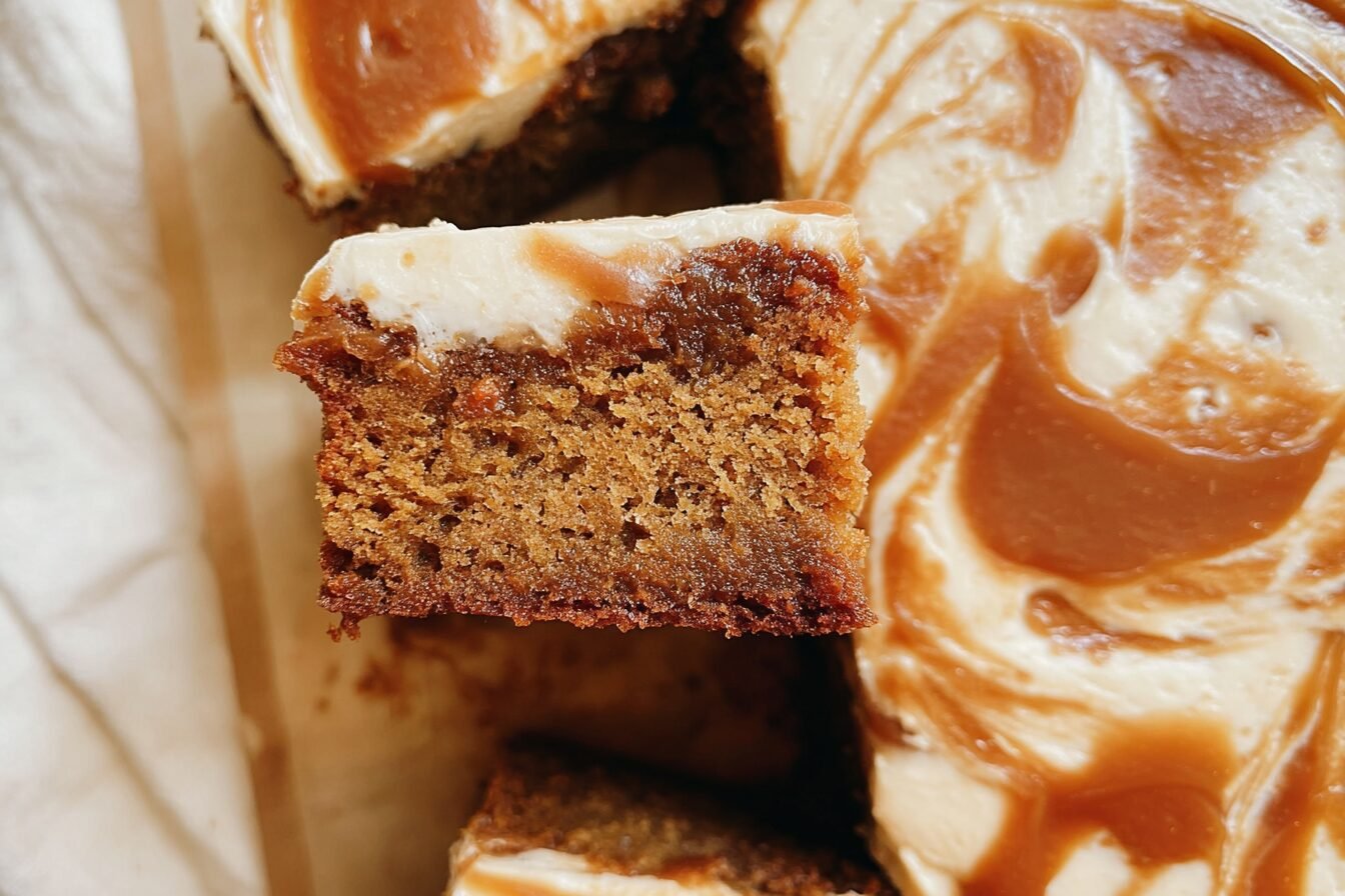 Salted Caramel Gingerbread Cake