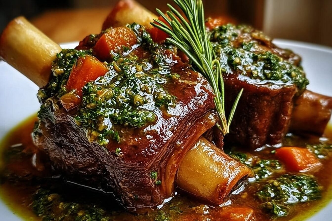 Slow Cooked Lamb Shanks