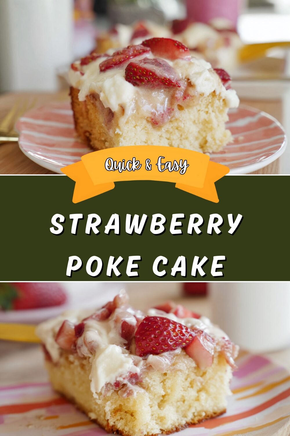 Strawberry Poke Cake
