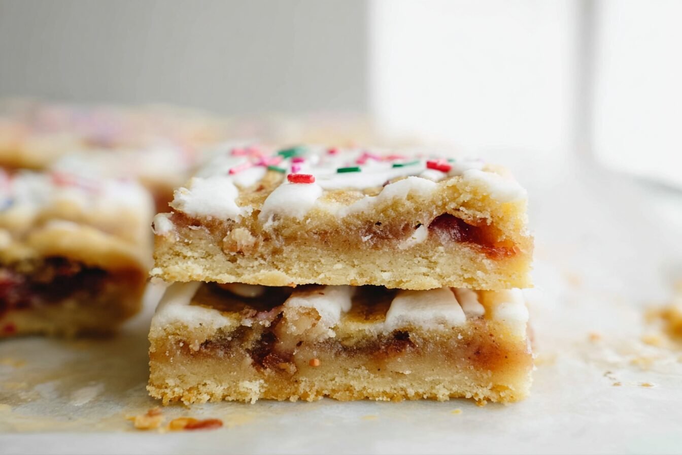 Strawberry Pop Tart Blondies