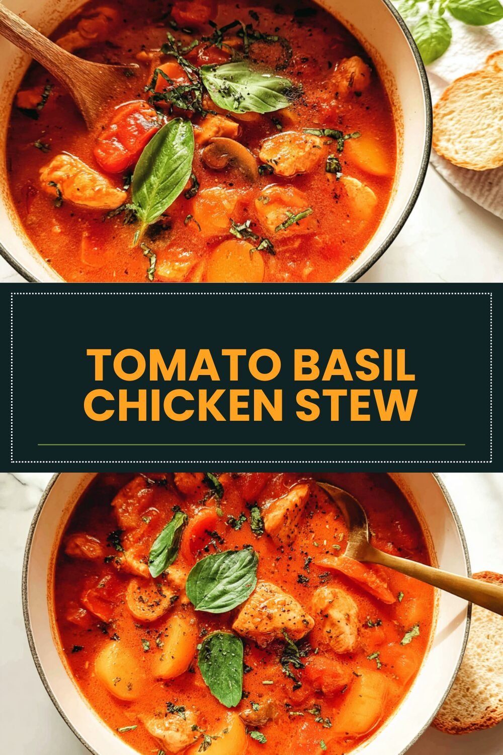 Tomato Basil Chicken Stew