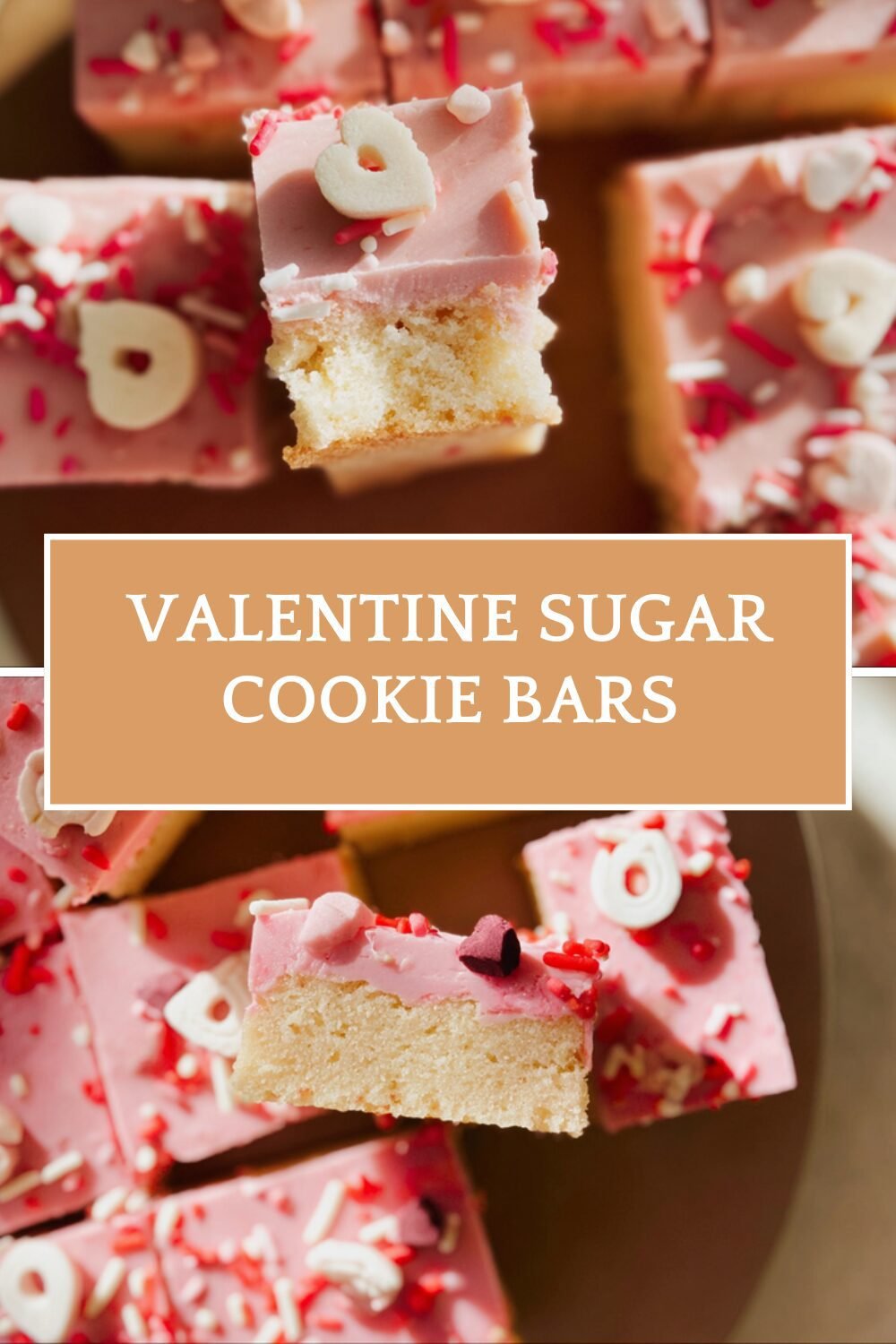 Valentine Sugar Cookie Bars