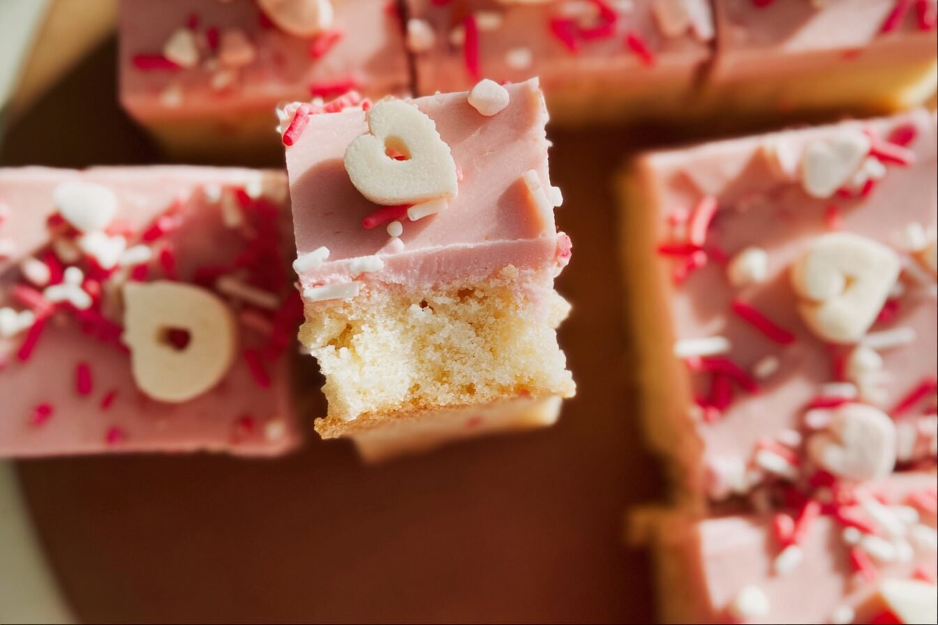 Valentine Sugar Cookie Bars