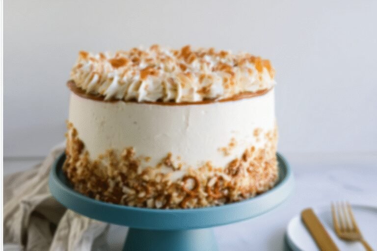 White Chocolate Caramel Pretzel Cake 33.Png