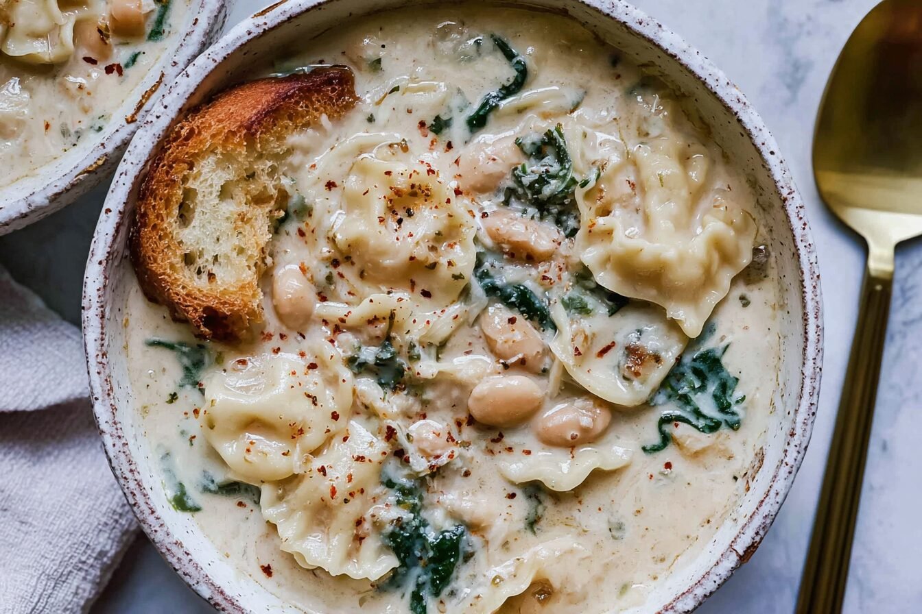 White Lasagna Soup