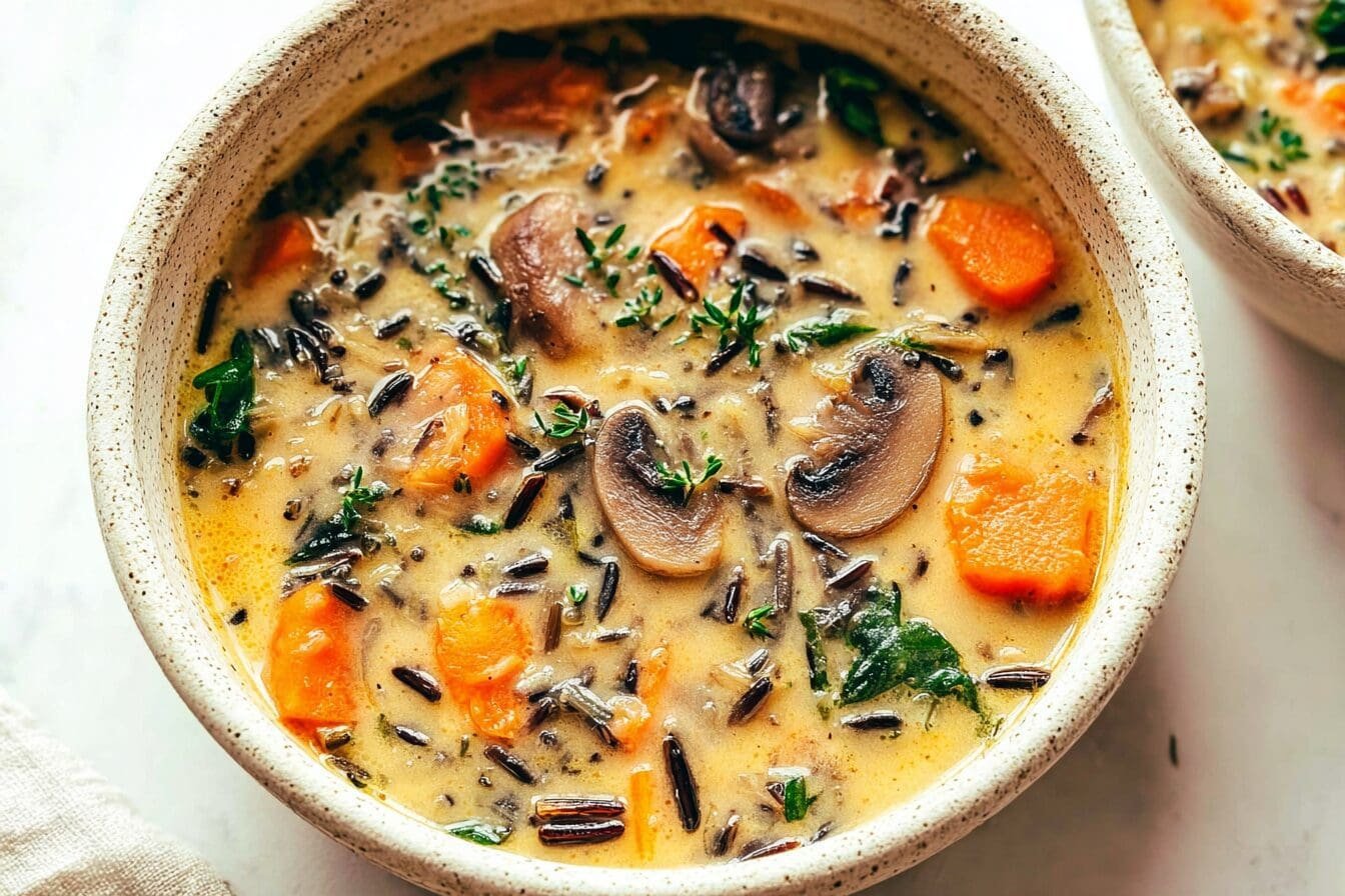 Wild Rice Soup Recipe With Creamy Hearty Flavors