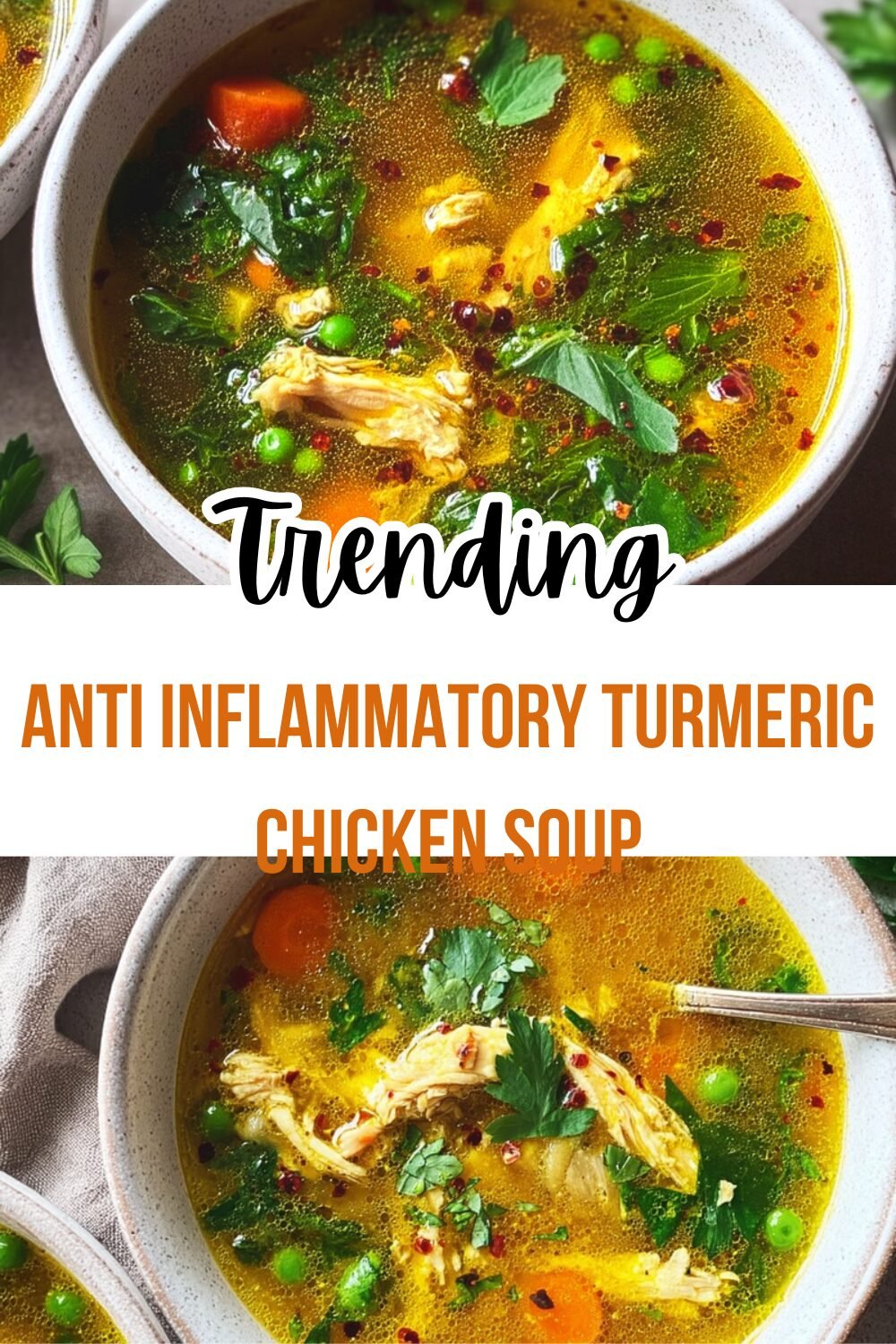 Anti Inflammatory Turmeric Chicken Soup