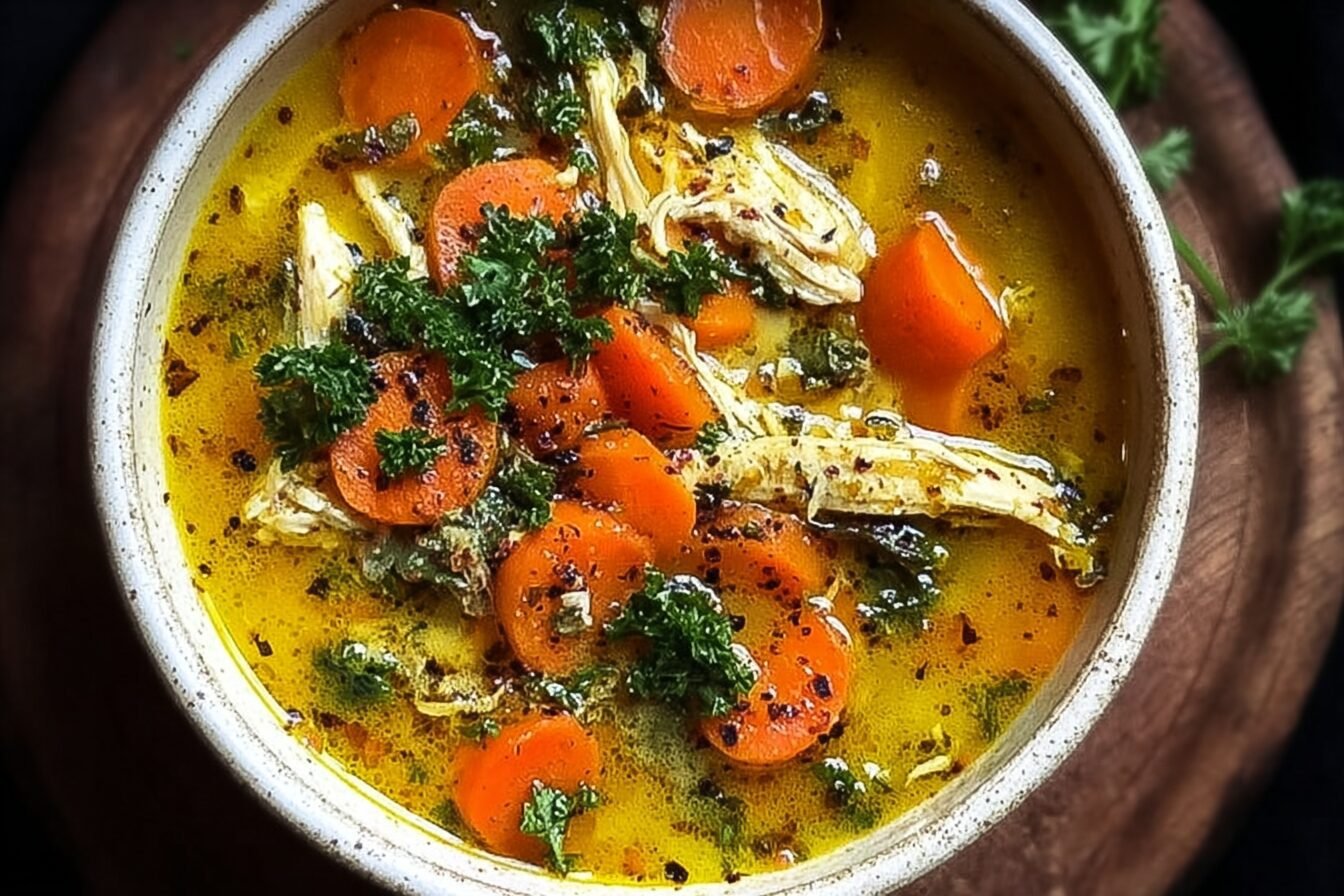 Anti Inflammatory Turmeric Chicken Soup