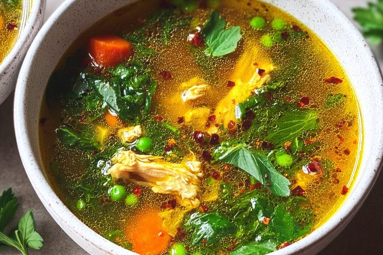 Anti Inflammatory Turmeric Chicken Soup