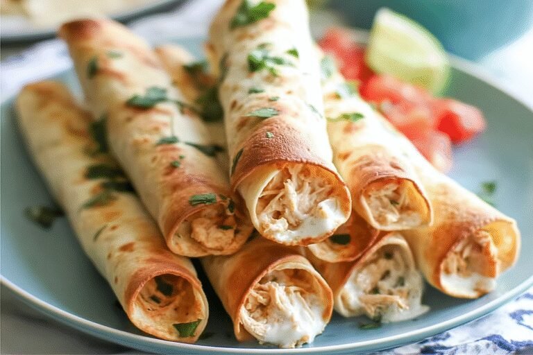 Baked Creamy Chicken Taquitos 51.Png