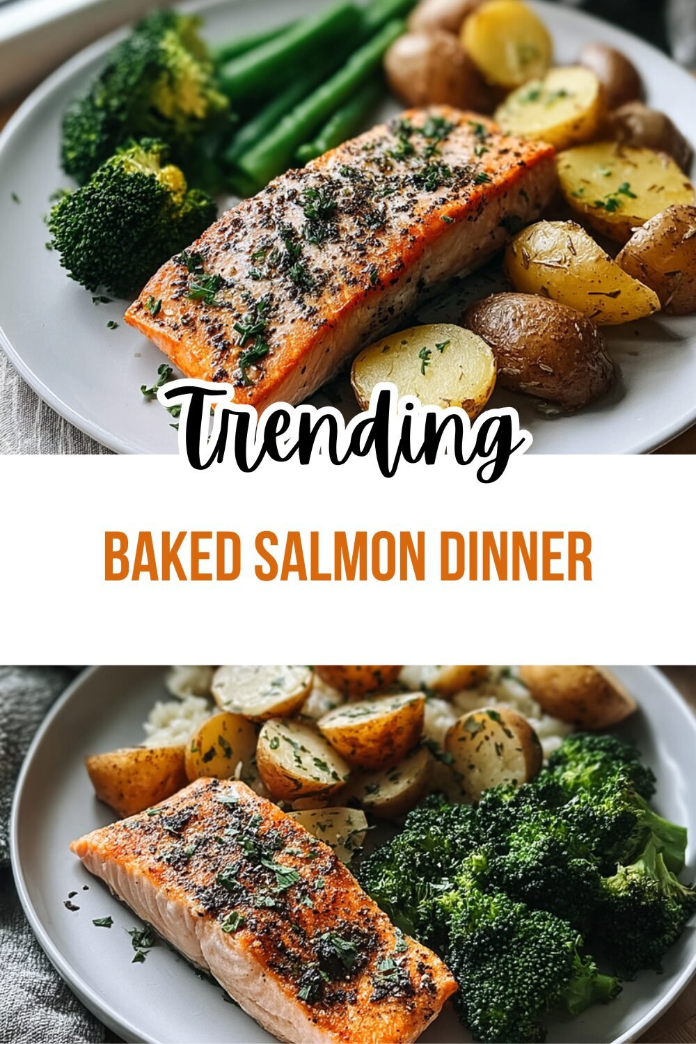 Baked Salmon Dinner
