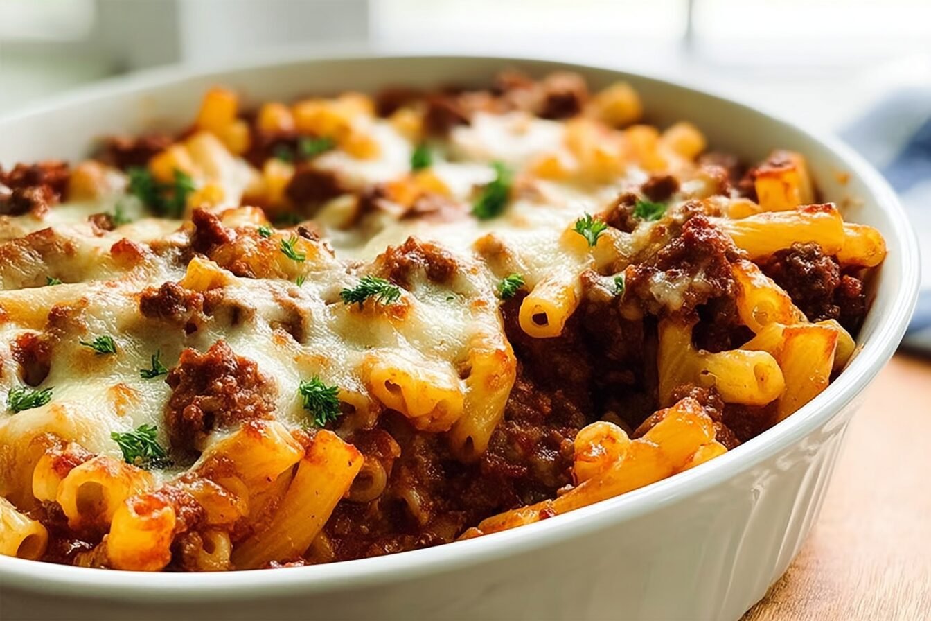Beef Ragu Pasta Bake