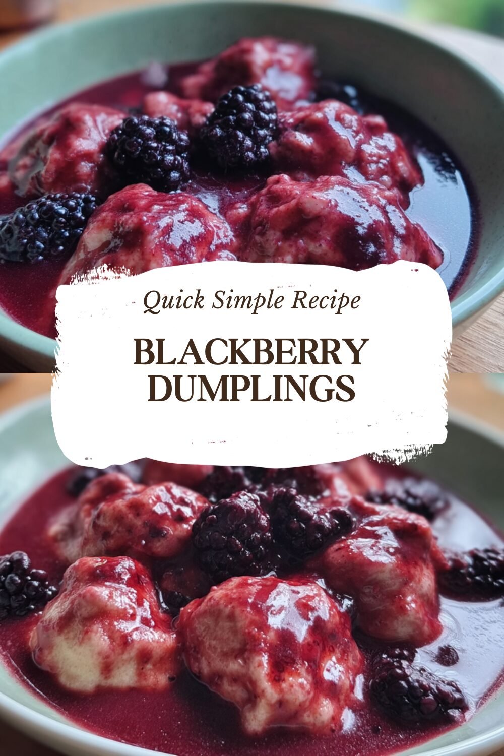 Blackberry Dumplings