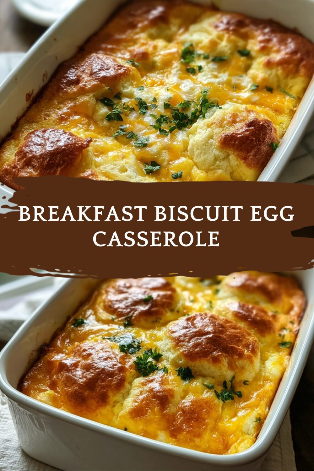 Breakfast Biscuit Egg Casserole