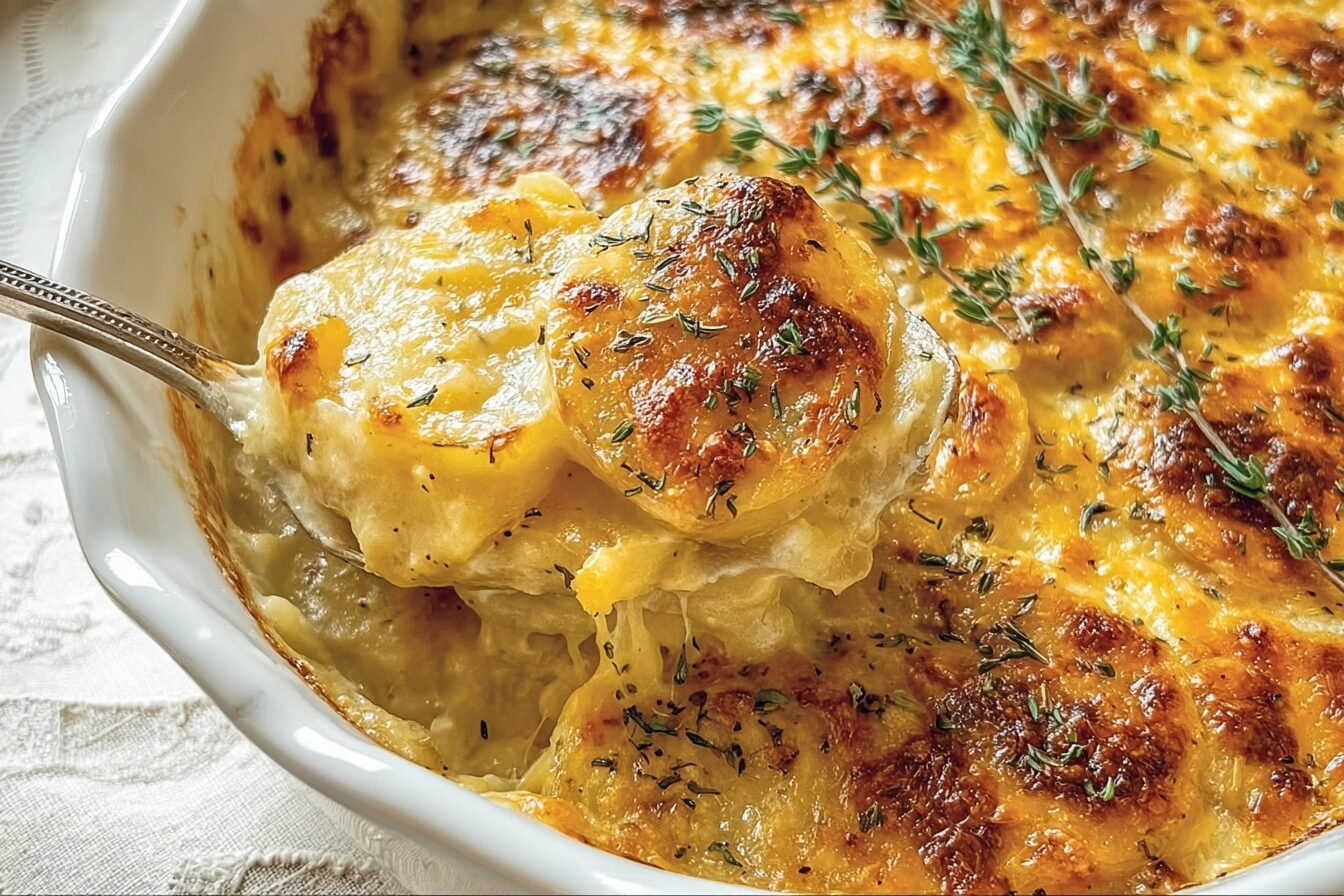 Cheesy Au Gratin Potatoes