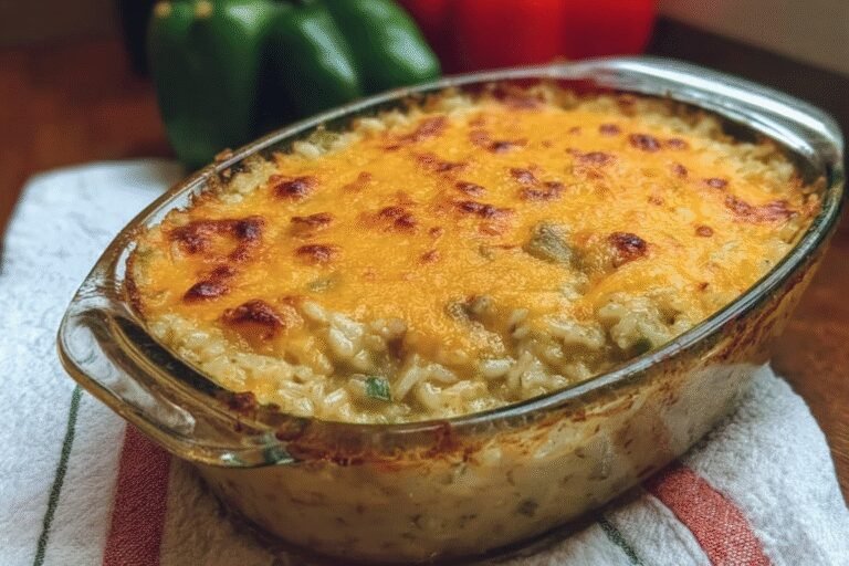 Cheesy Green Chile Rice Casserole 21.Png