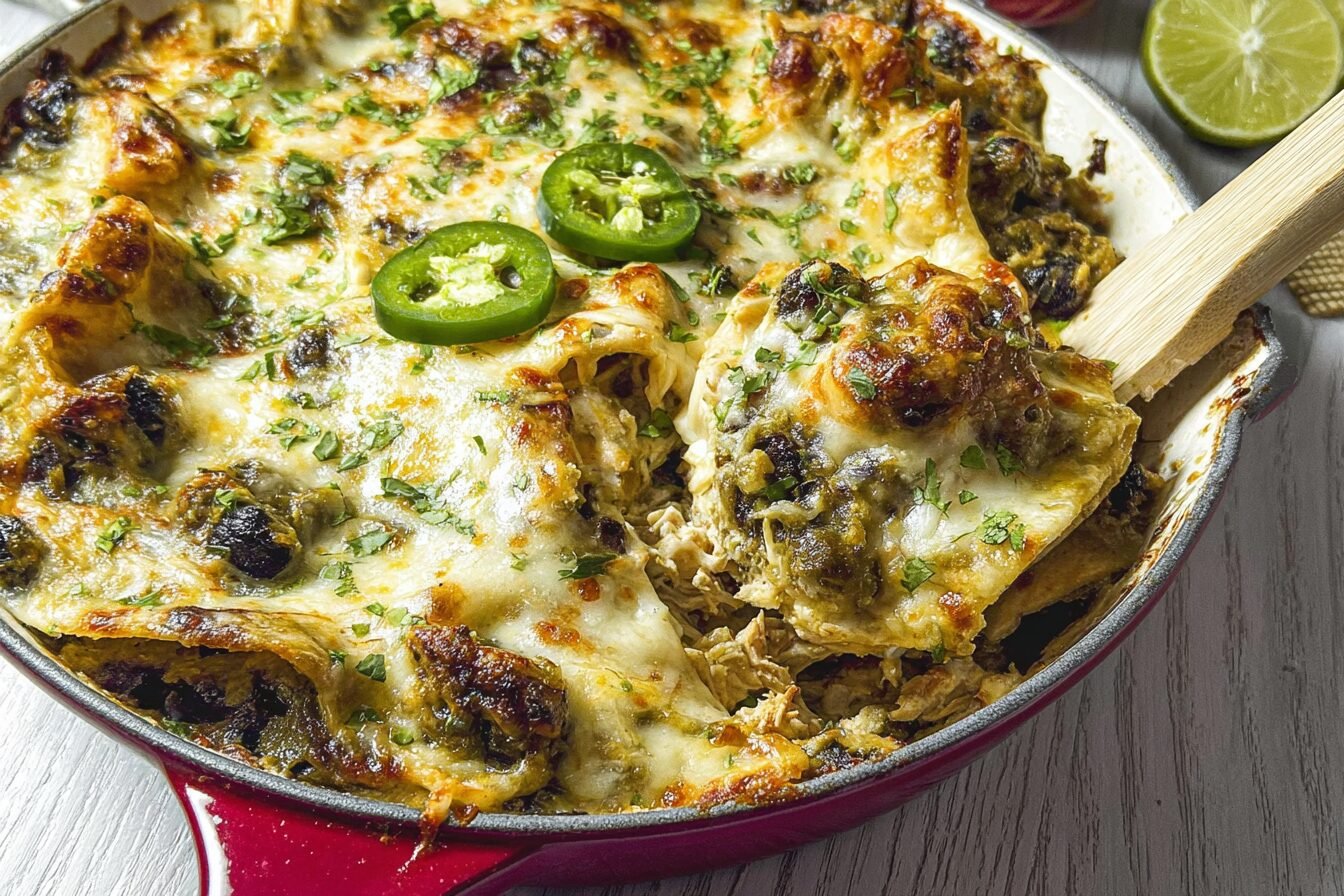 Chicken Enchilada Casserole Verde