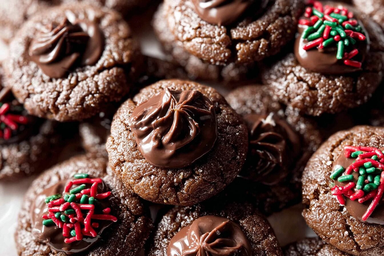 Chocolate Blossom Cookies