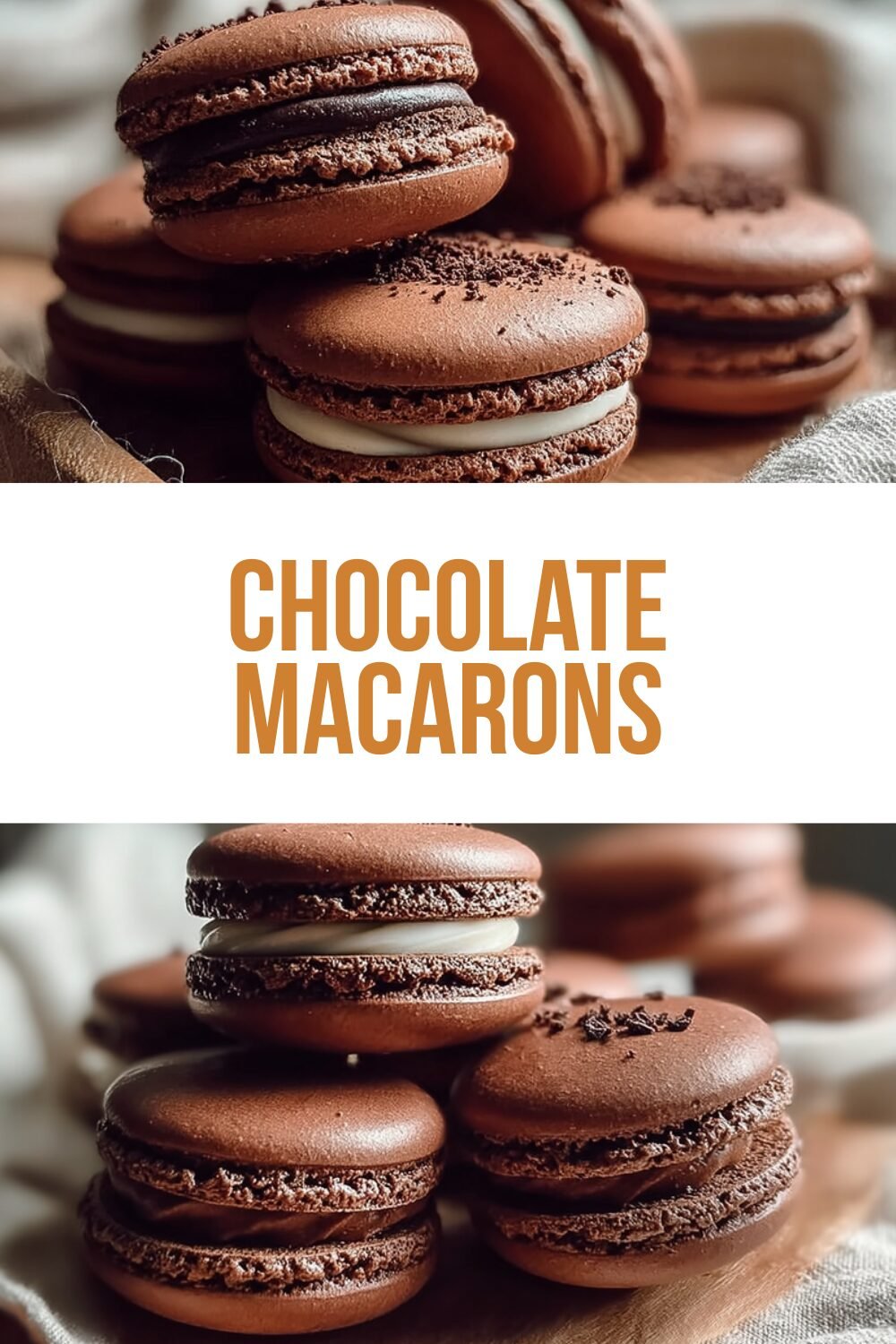 Chocolate Macarons