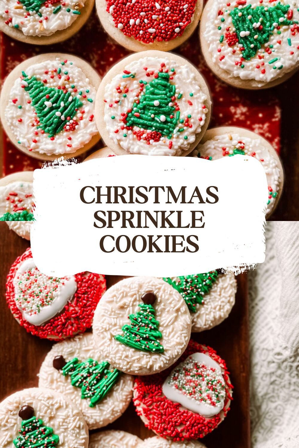 Christmas Sprinkle Cookies