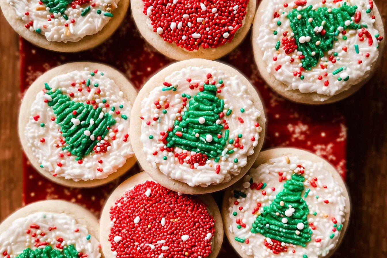 Christmas Sprinkle Cookies