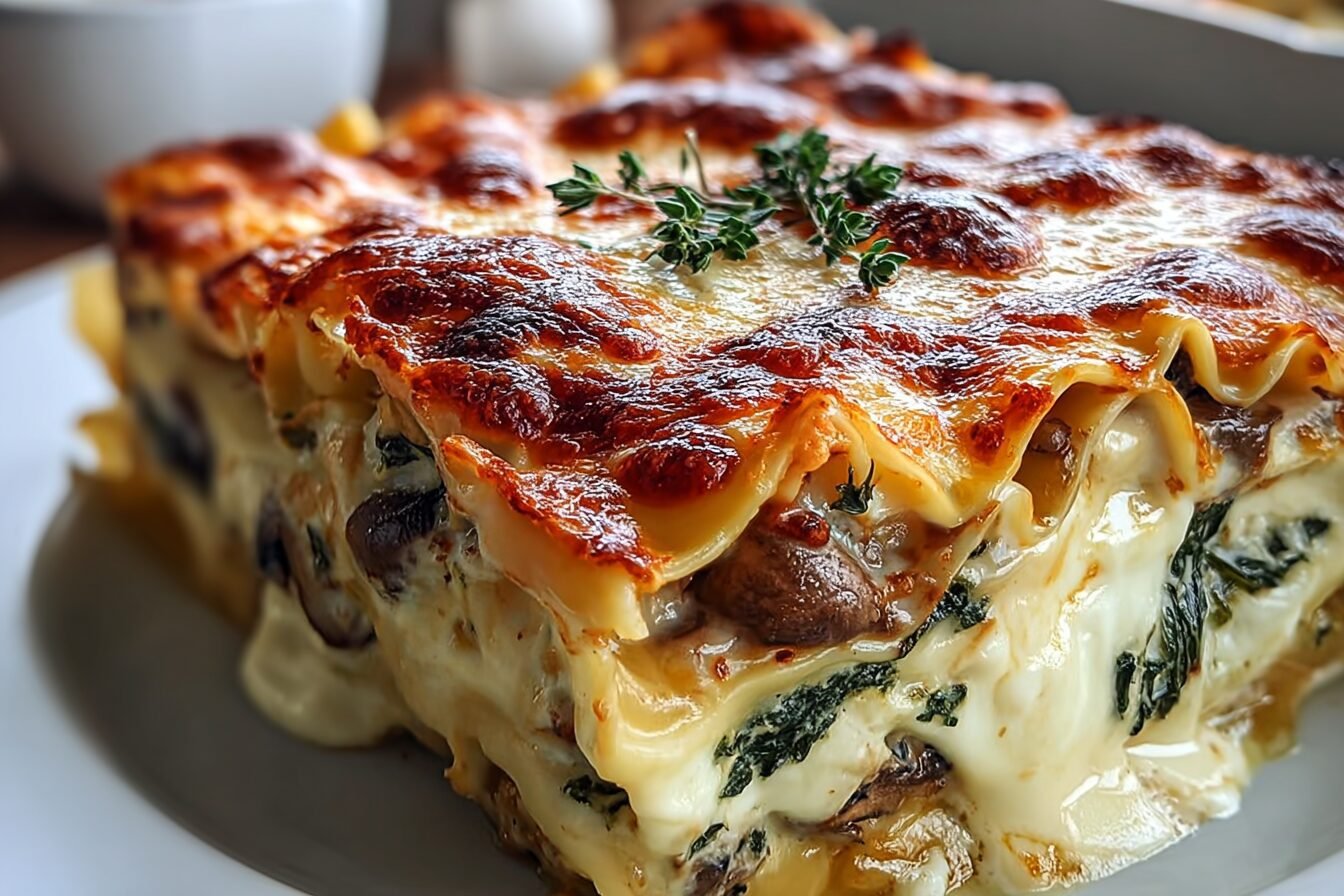Cottage Cheese Lasagna Bake