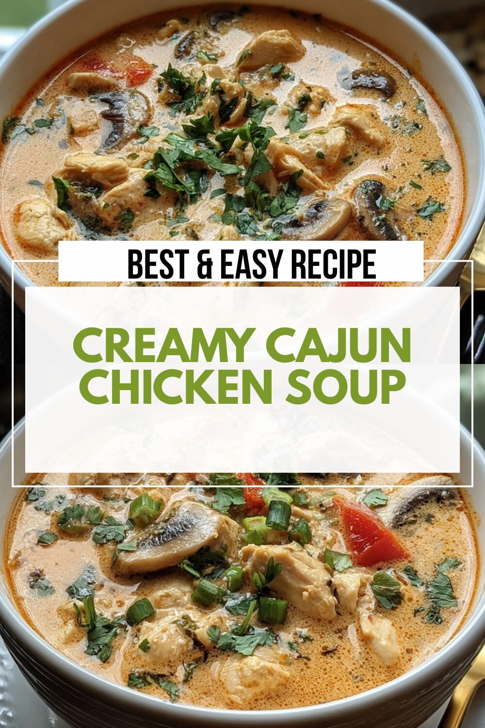 Creamy Cajun Chicken Soup