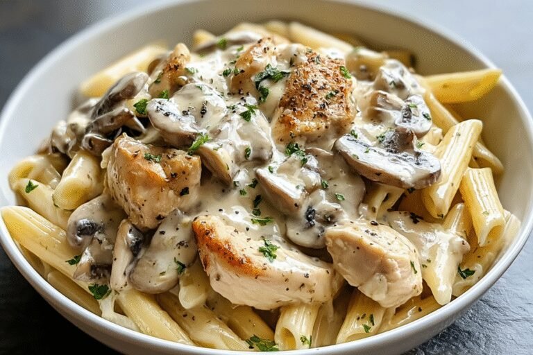 Creamy Chicken Mushroom Pasta 56.Png