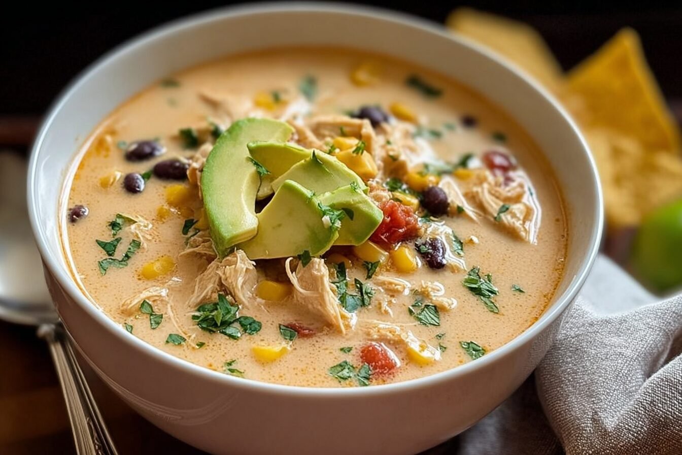Creamy Chicken Tortilla Soup