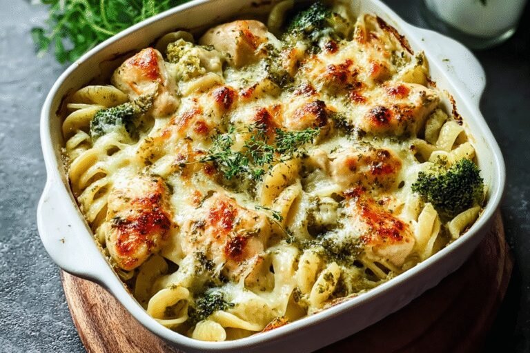 Creamy Pesto Chicken Pasta Bake 95.Png