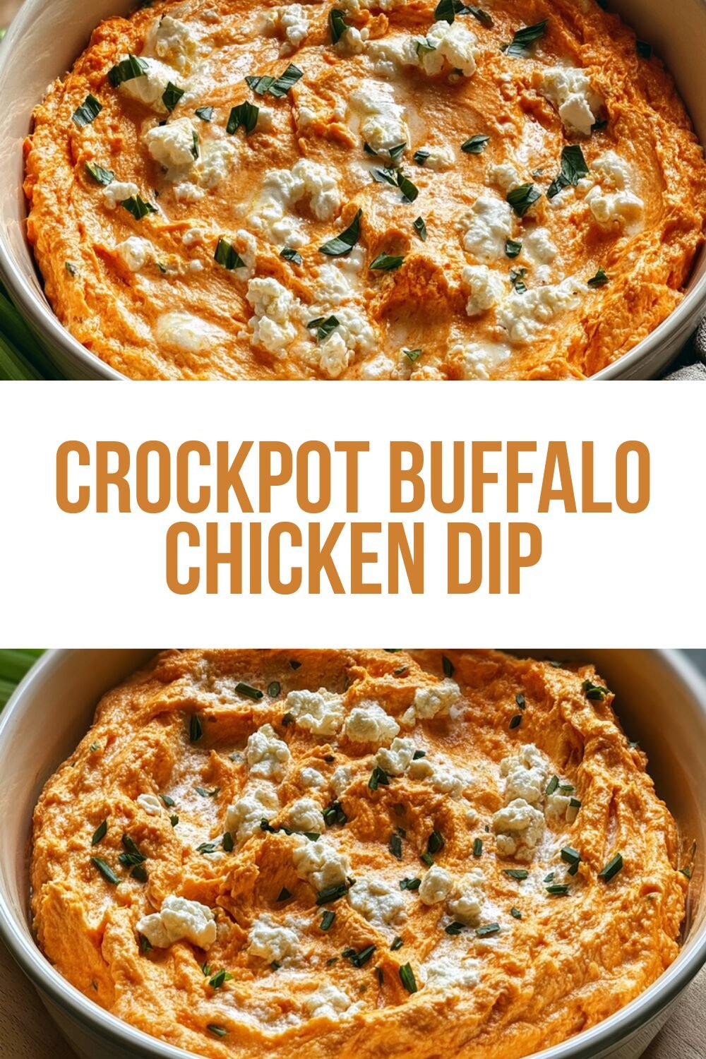 Crockpot Buffalo Chicken Dip