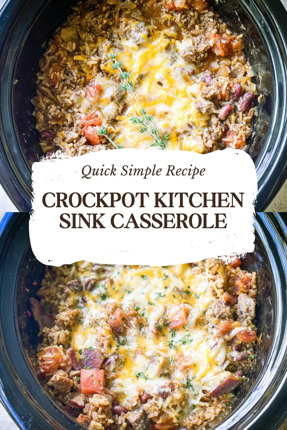 Crockpot Kitchen Sink Casserole