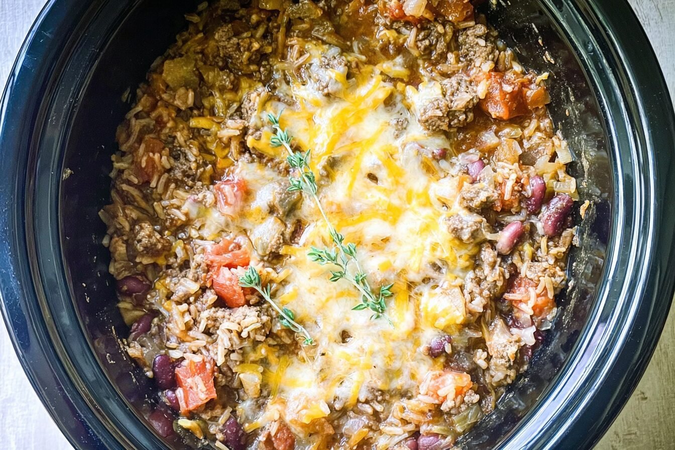 Crockpot Kitchen Sink Casserole