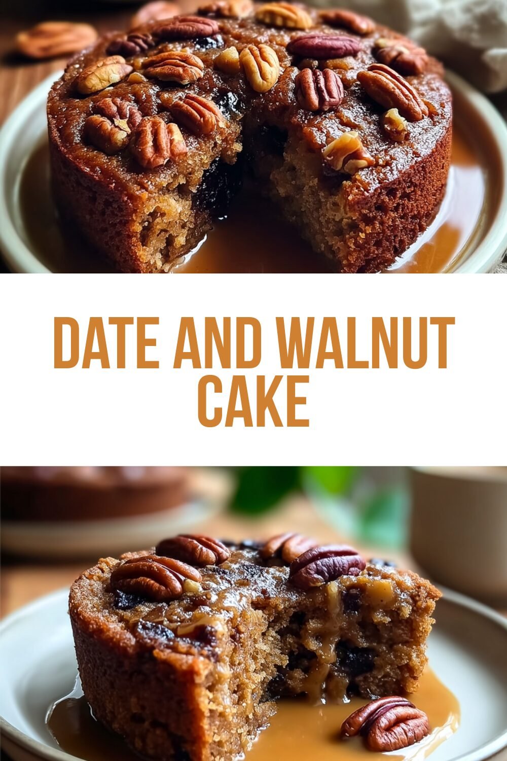 Date And Walnut Cake