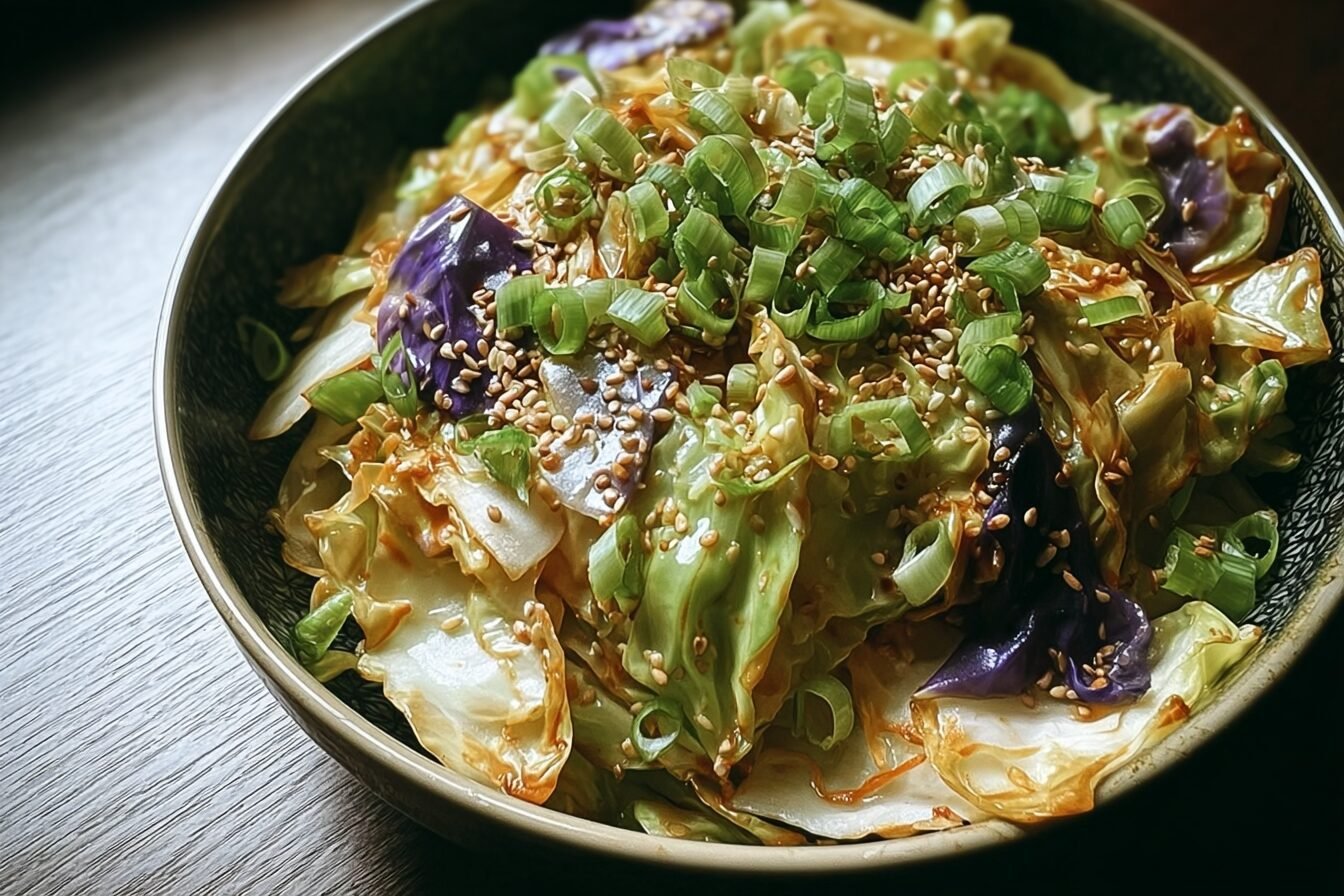 Ginger Sesame Cabbage