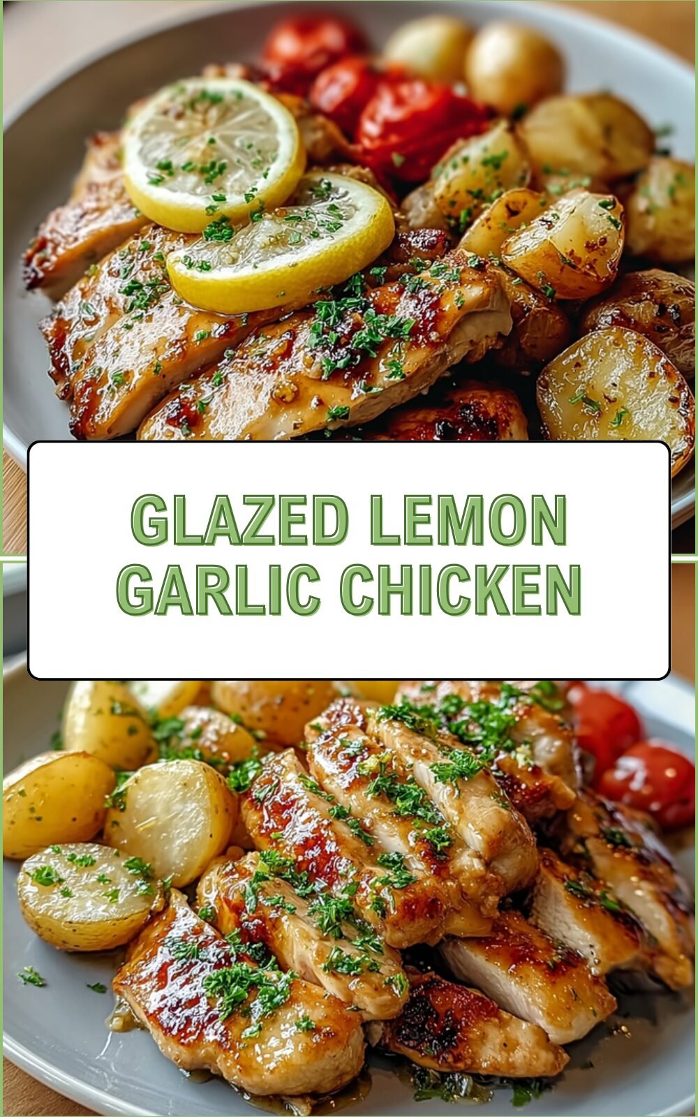 Glazed Lemon Garlic Chicken