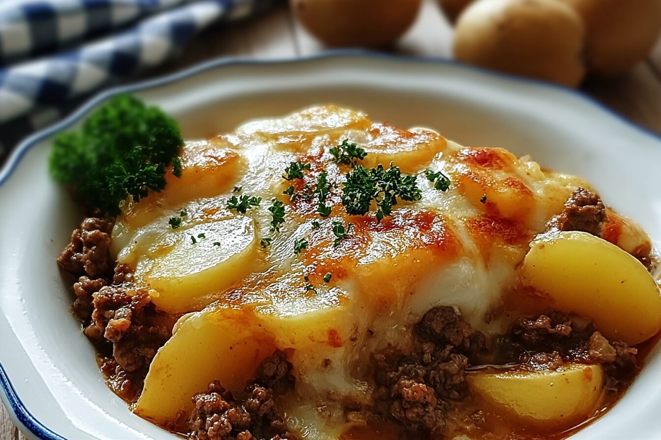 Ground Beef Potato Casserole