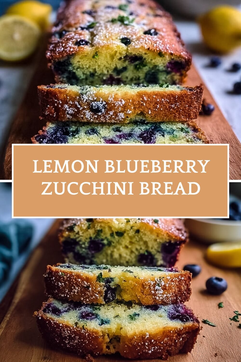 Lemon Blueberry Zucchini Bread
