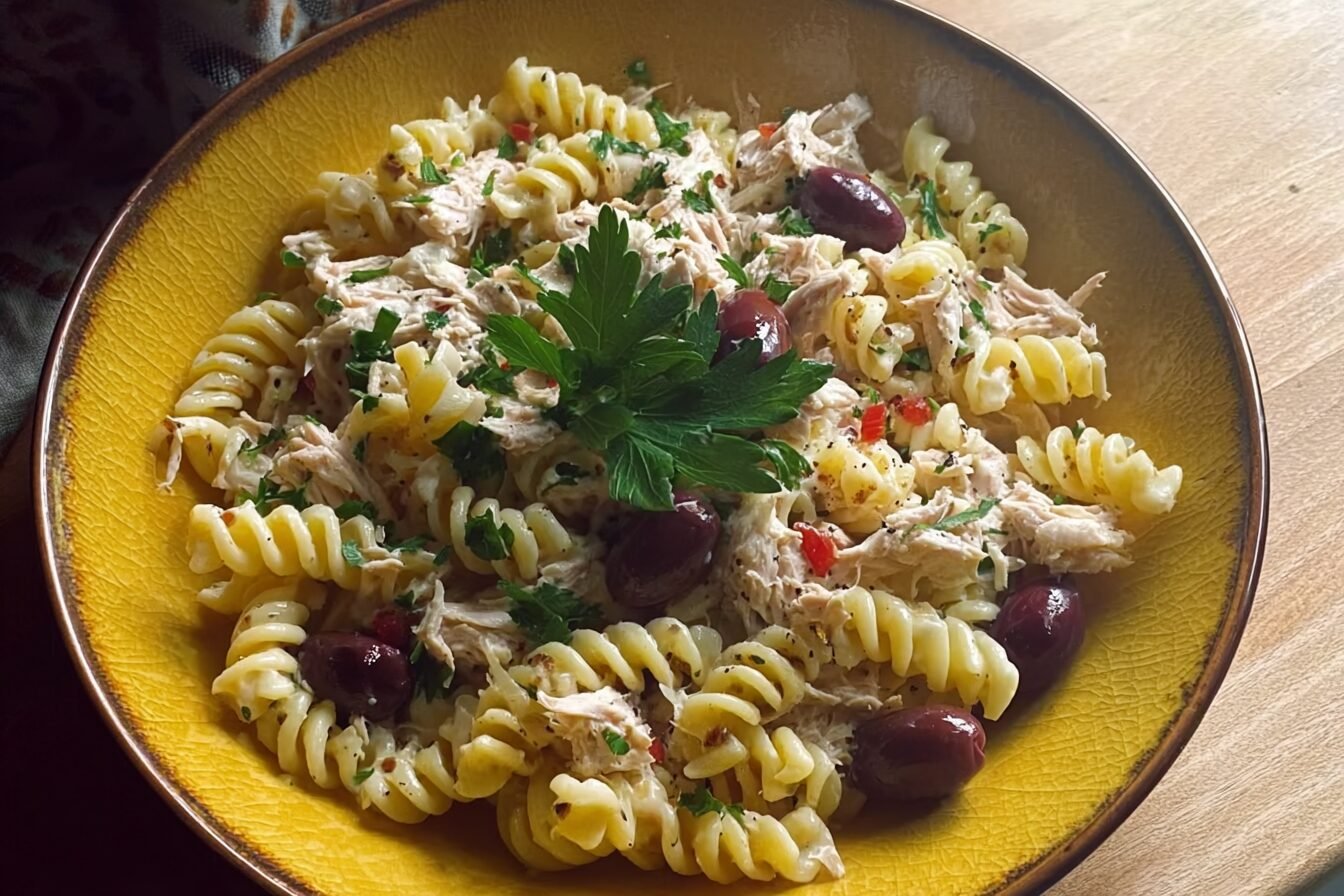 Mediterranean Tuna Pasta Salad