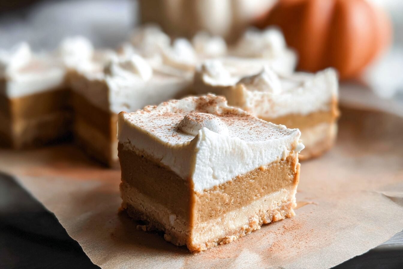Pumpkin Pie Cheesecake Bars